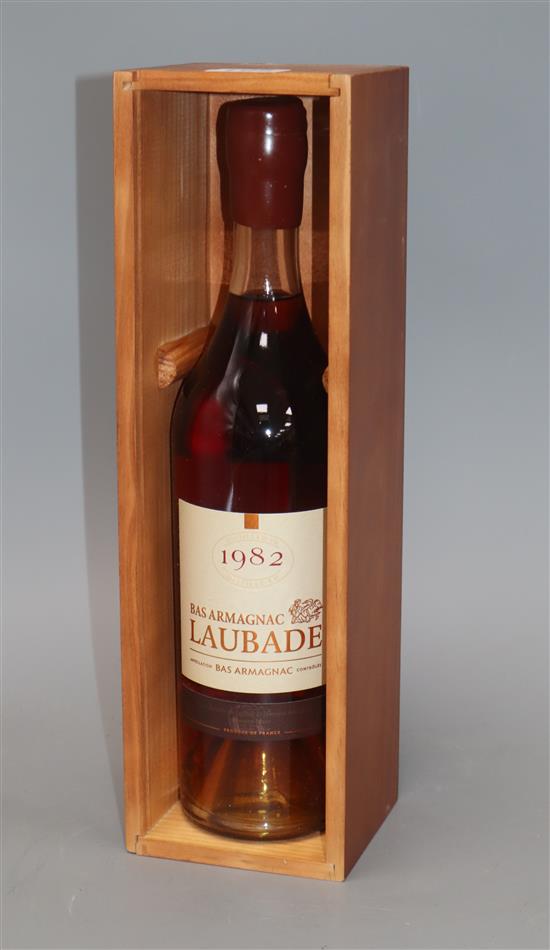 One boxed Lambade Armagnac, 1982
